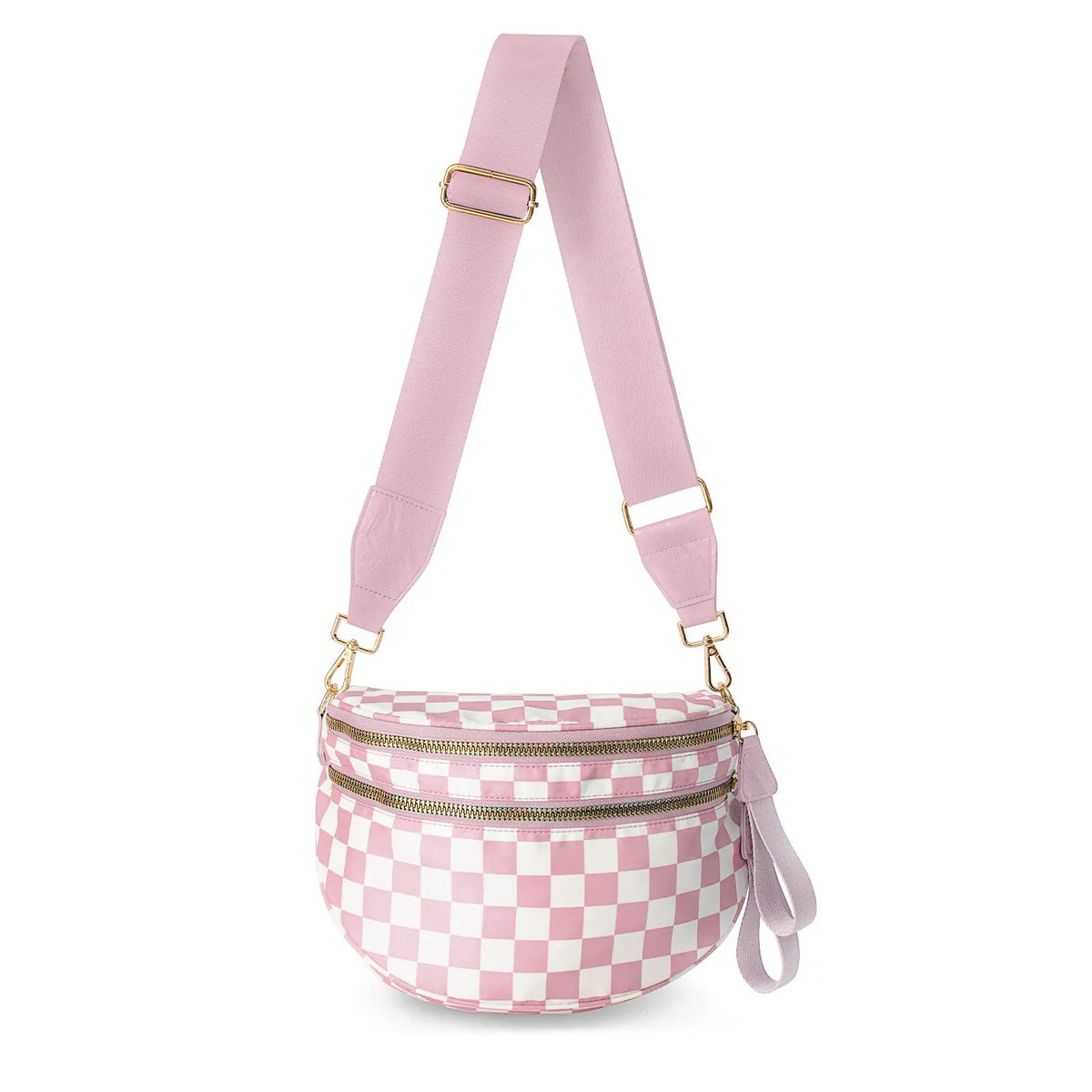 Gold Blush BEST SELLING Nylon Bum Bag Crossbody Bag MORE COLORS! Checkered Bum Bag Versatile Bum Bag
