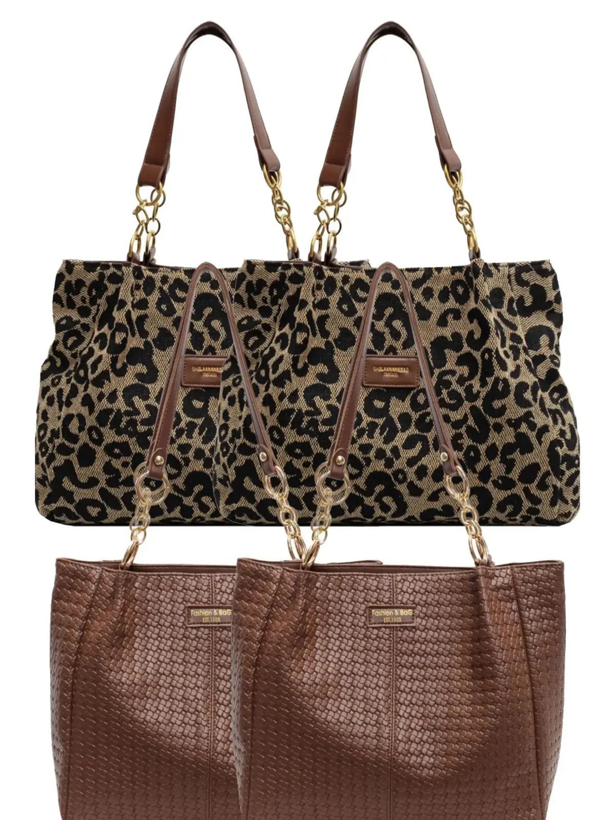 Women's Random Leopard Print Shoulder Bag, Style Large Capacity Tote Bag for Work & Daily Used, Personalized Trendy All-match Underarm Bag