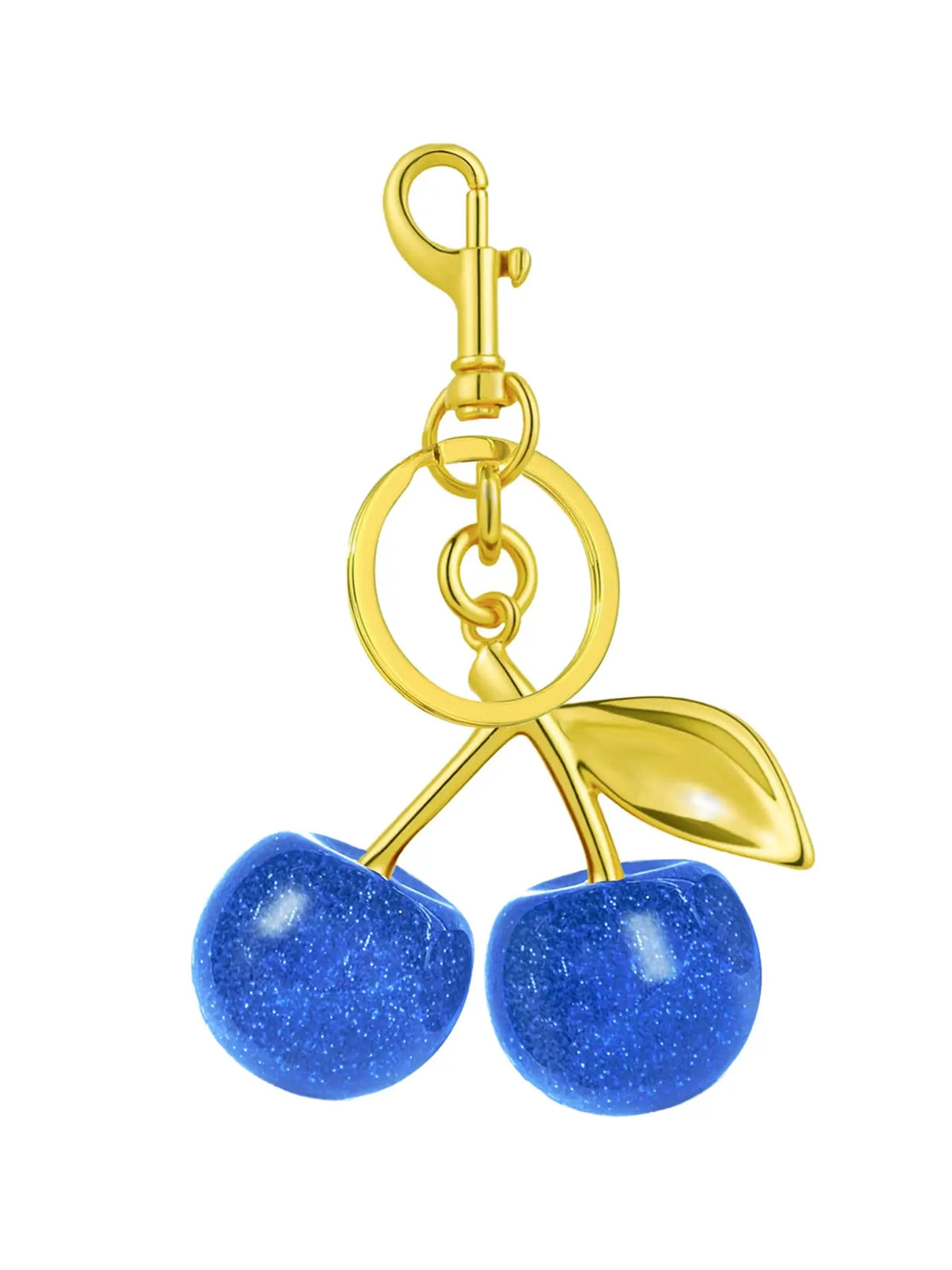 Cherry Keychain, Keychain Accessories, Girly Keychain for Bags, Women's Bag Pendant, Fashion Trend Exquisite Pendant, Women's Backpack Elegant Pendant, Suitable for Valentine's Day and Christmas Gift for Friends