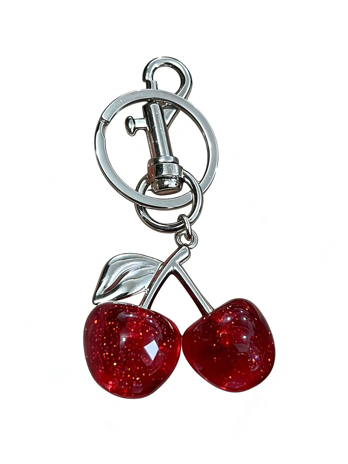 Cherry Keychain, Keychain Accessories, Girly Keychain for Bags, Women's Bag Pendant, Fashion Trend Exquisite Pendant, Women's Backpack Elegant Pendant, Suitable for Valentine's Day and Christmas Gift for Friends